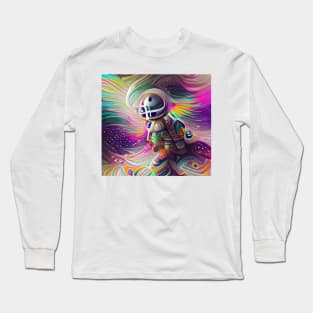 Psychedelic Astronaut Long Sleeve T-Shirt